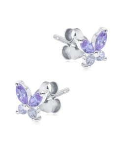 Beautiful Butterfly Silver Stud Earring STS-6201